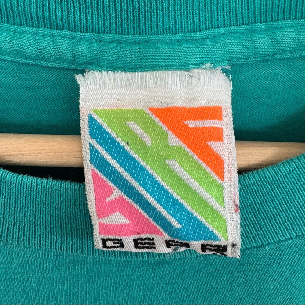 Vintage 90s Surf Gear T-Shirt Mens Medium Get Extreme Surfing Single Stitch USA - Picture 10 of 15